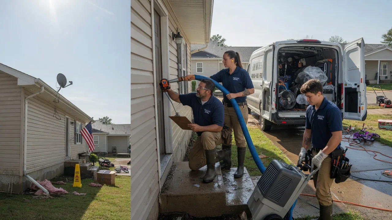 Ceiling Water Damage Restoration in Sellersburg, IN near me